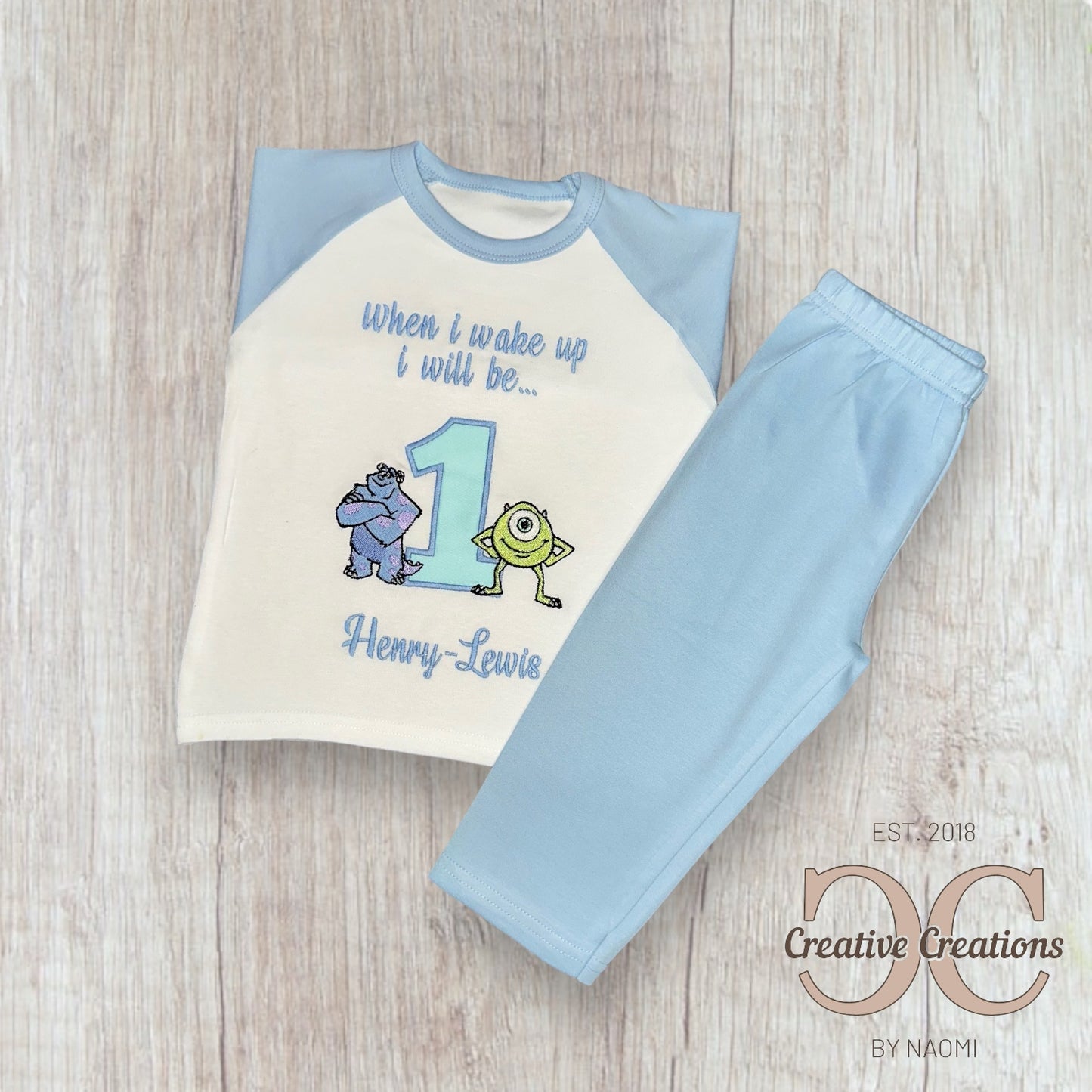 Monsters Inc Birthday Pyjamas