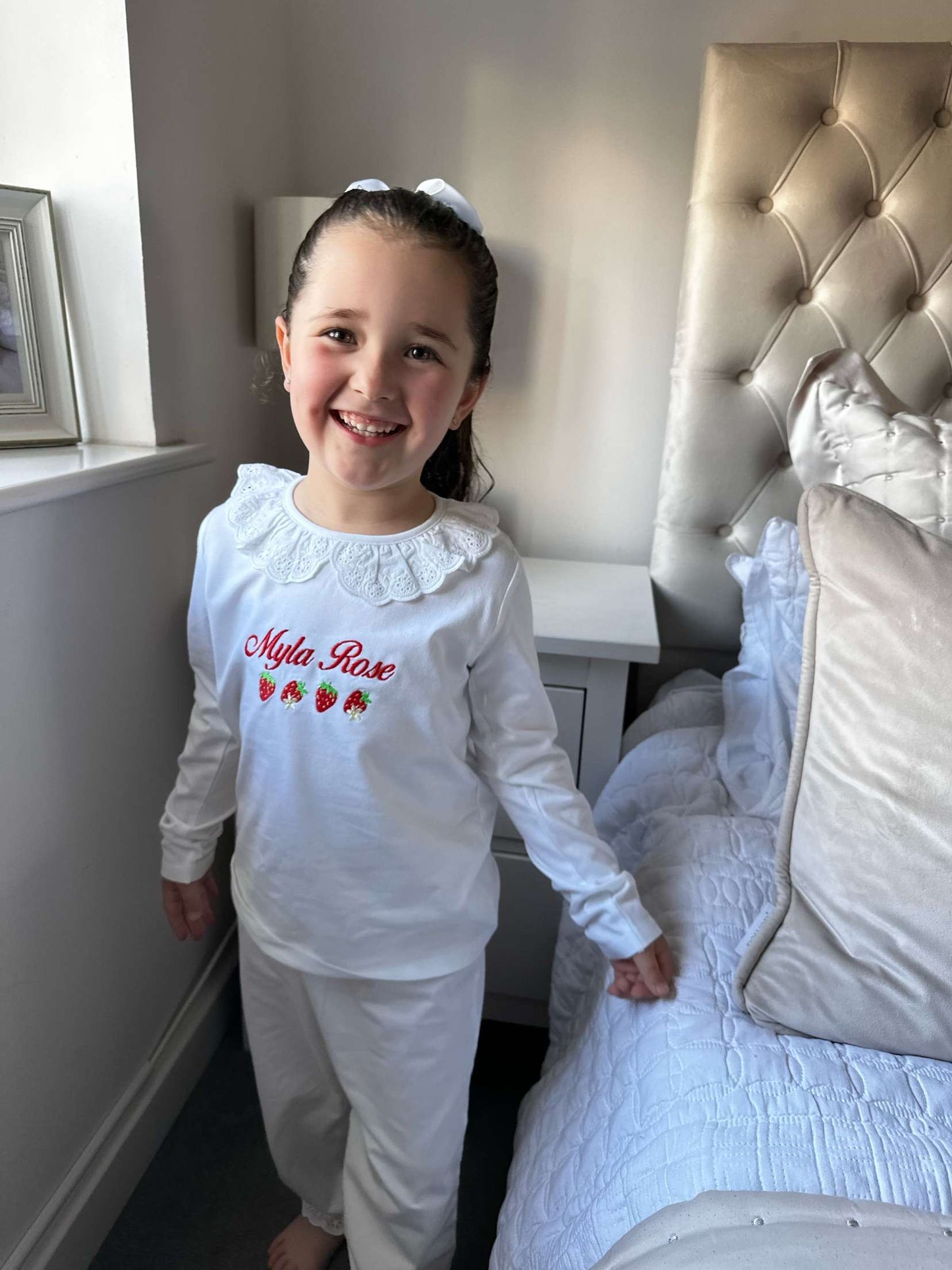Frill Strawberry Loungeset/Pyjamas