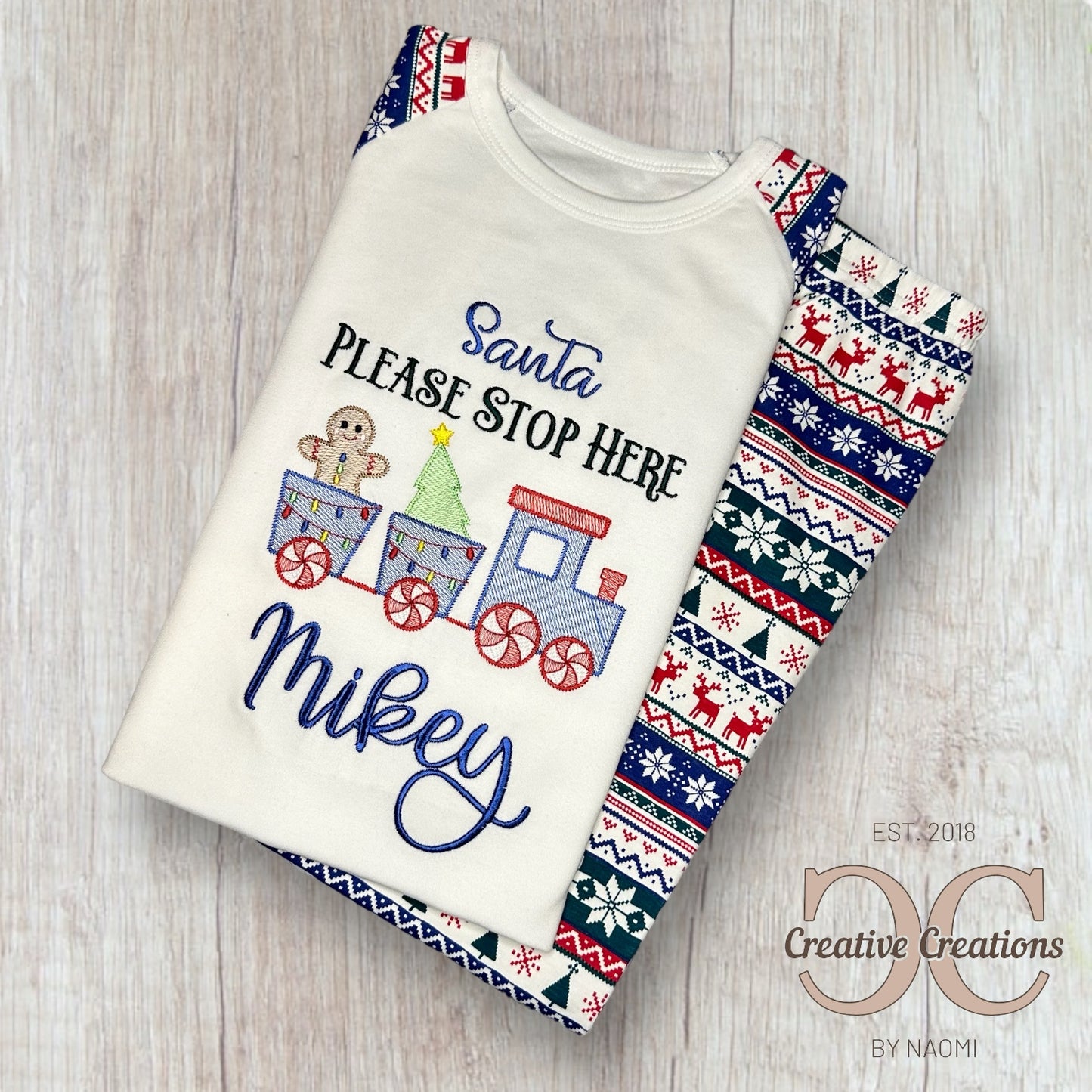 Santa Please Stop Here Pyjamas