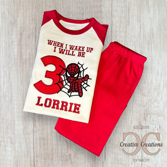 Spider-Man Birthday Pyjamas