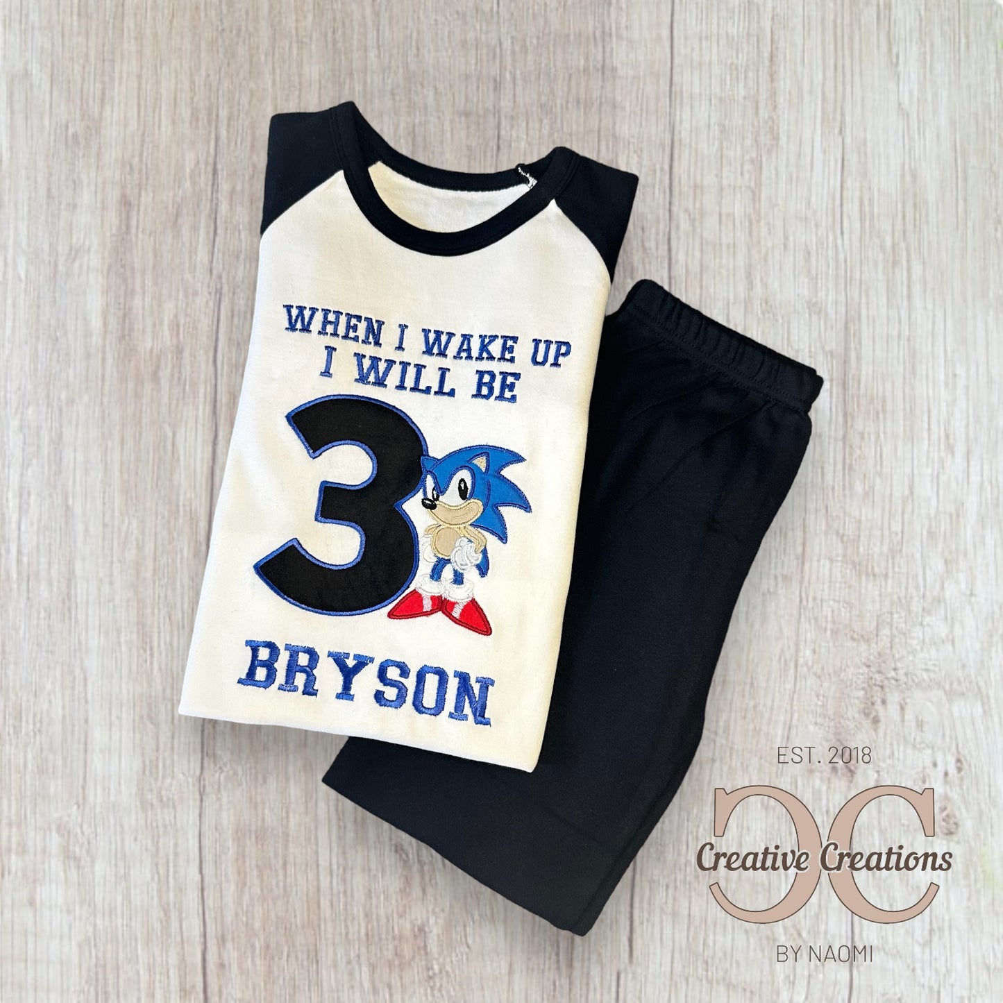 Sonic Birthday Pyjamas