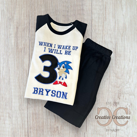 Sonic Birthday Pyjamas