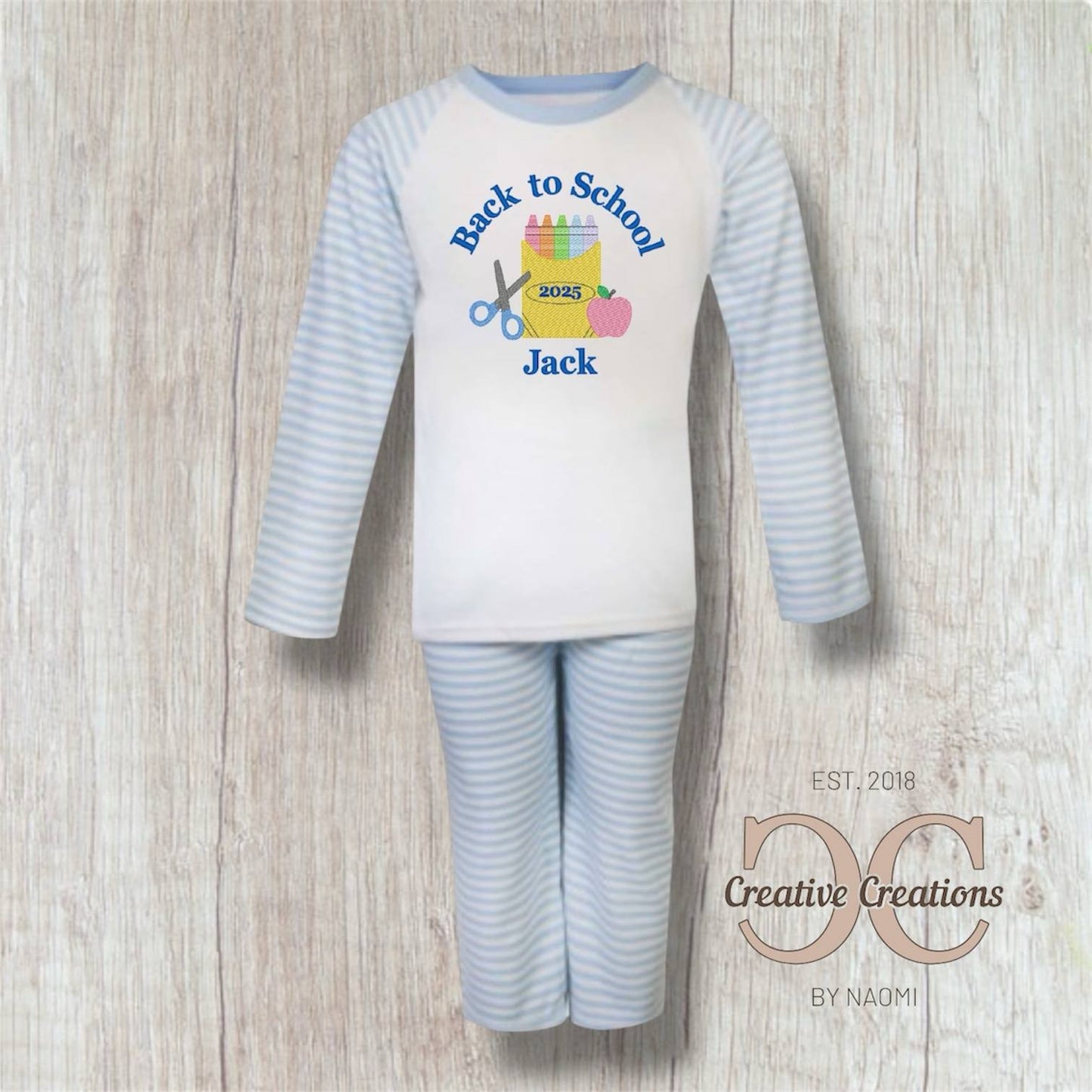 School Crayon Pyjamas