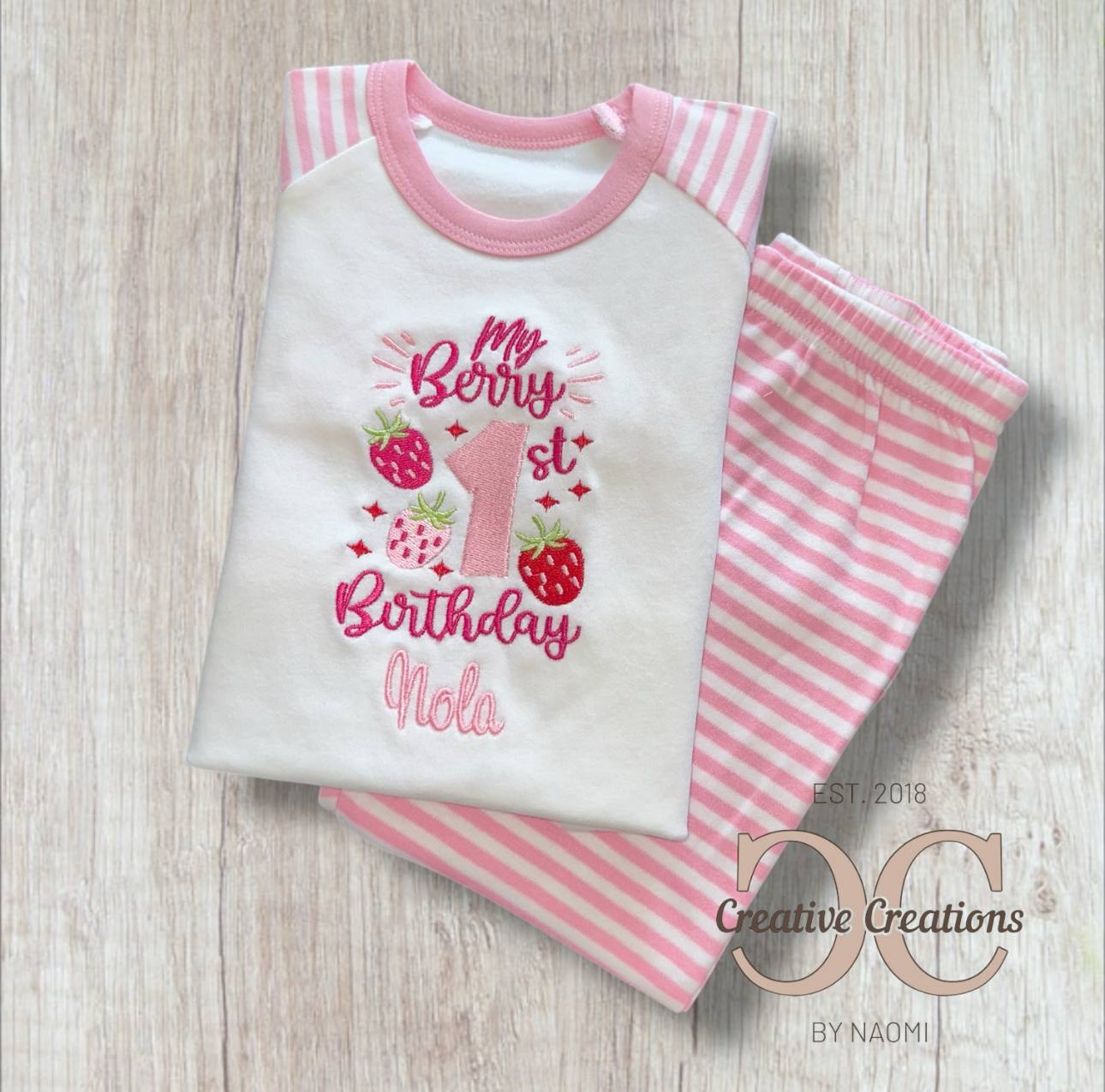 My Berry 1st Birthday Pyjamas