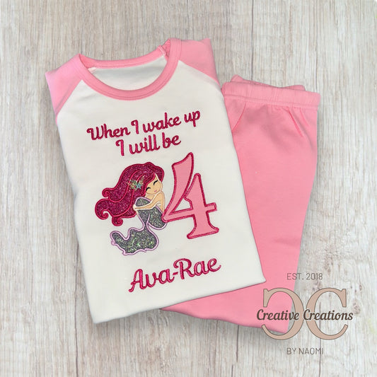 Mermaid Birthday Pyjamas