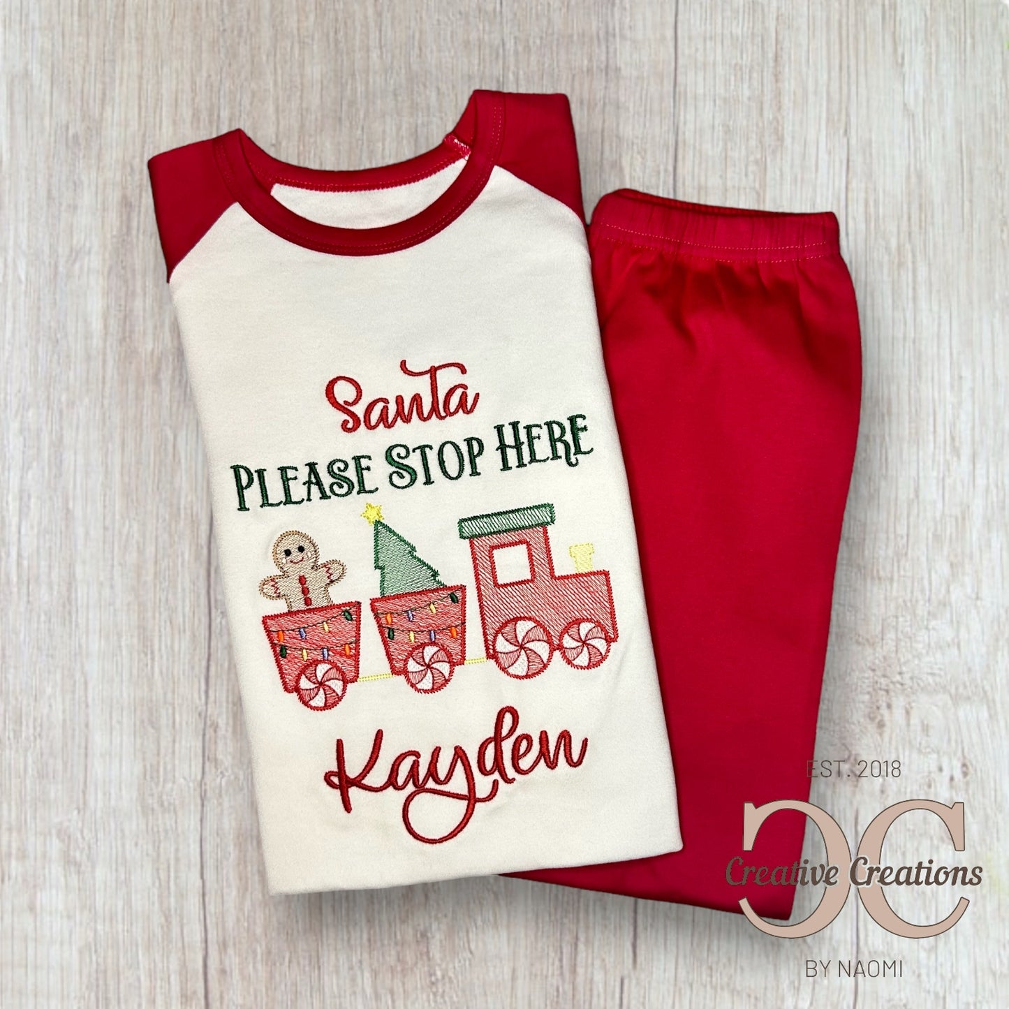 Santa Please Stop Here Pyjamas