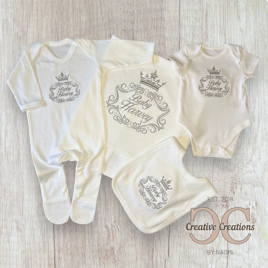 Antique Frame Baby Set