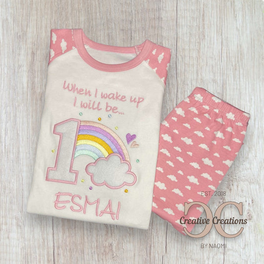 Rainbow Birthday PJ’s