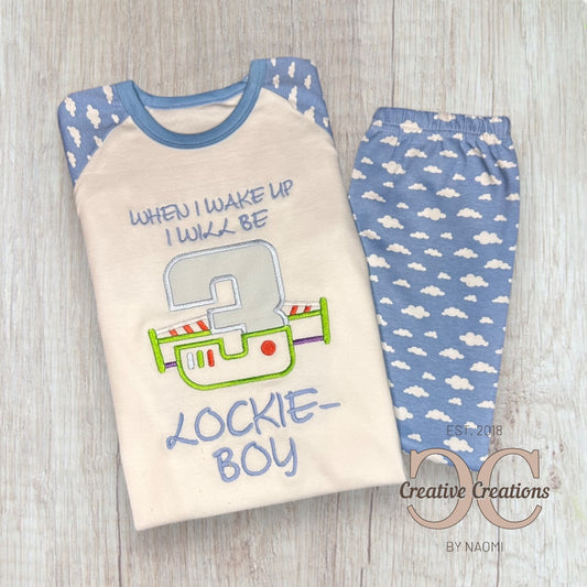 Buzz Lightyear Theme Birthday PJ’s