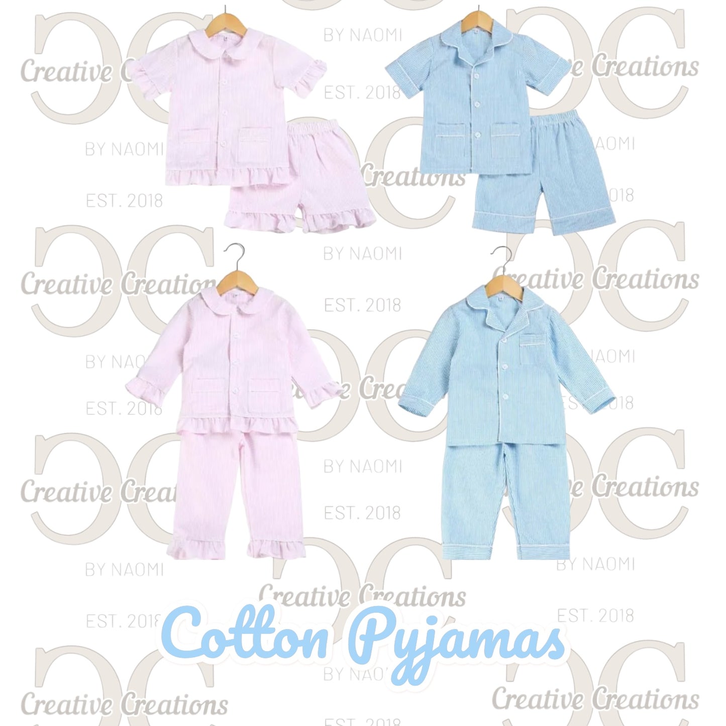 Frilled Button Birthday Pyjamas